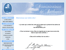 Tablet Screenshot of dominicainesdebethanie.org